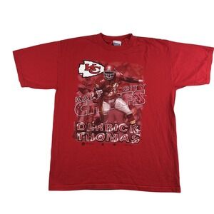 Vintage Kansas City Chiefs Shirt Mens Large NFL Football Derrick Thomas 90s #58